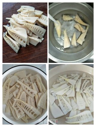 春笋炒芹菜的做法步骤：2