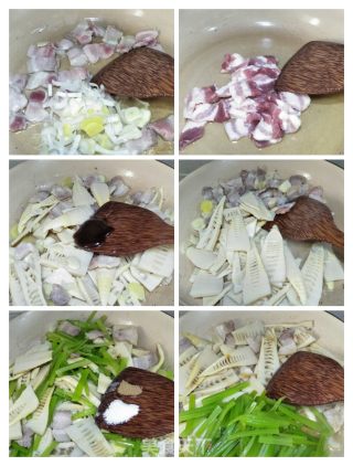 春笋炒芹菜的做法步骤：6