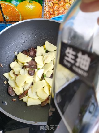 香肠土豆片的做法步骤：9
