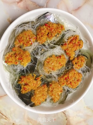 蒜蓉蒸扇贝的做法步骤：3