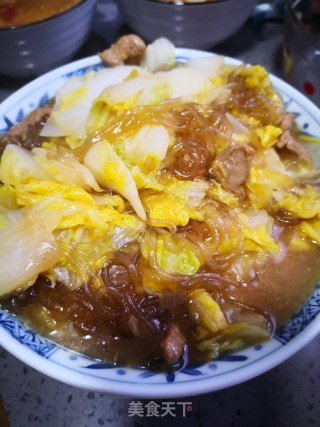 猪肉白菜炖粉条的做法步骤：11