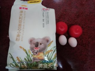 番茄鸡蛋剪刀面的做法步骤：1