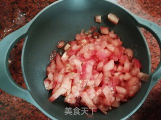 番茄鸡蛋剪刀面的做法步骤：6