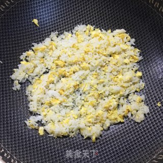 香椿蛋炒饭的做法步骤：4