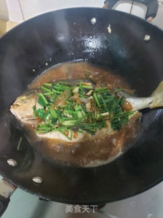 红烧金鲳鱼的做法步骤：6