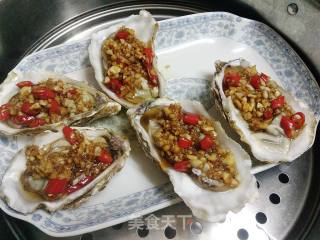 蒜蓉蒸生蚝的做法步骤：8
