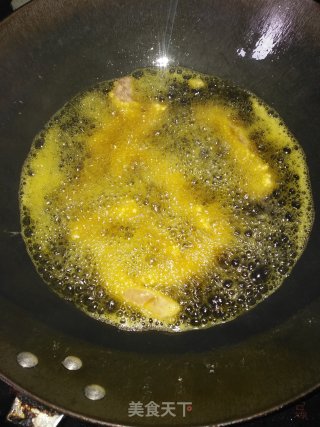 糖醋里脊（鸡肉版）的做法步骤：5
