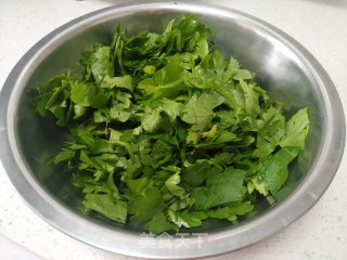 蒸芹菜叶的做法步骤：4