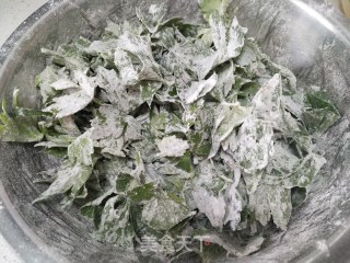 蒸芹菜叶的做法步骤：5