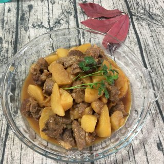 土豆红烧牛腩的做法步骤：10