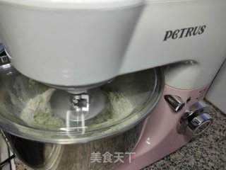 炼乳抹茶小吐司的做法步骤：3
