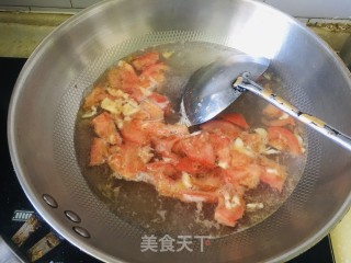 西红柿鸡蛋青菜汤的做法步骤：4