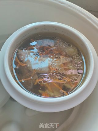 玛卡虫草花鸡汤的做法步骤：7