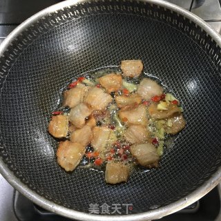 肉片雪菜炒春笋的做法步骤：3