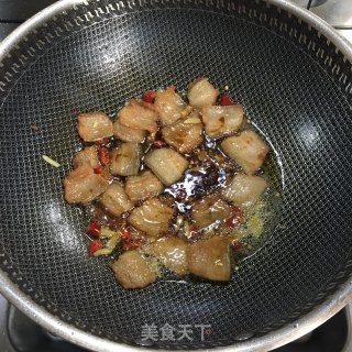 肉片雪菜炒春笋的做法步骤：4