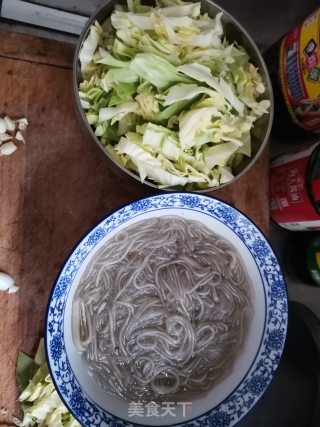 粉丝包菜的做法步骤：3