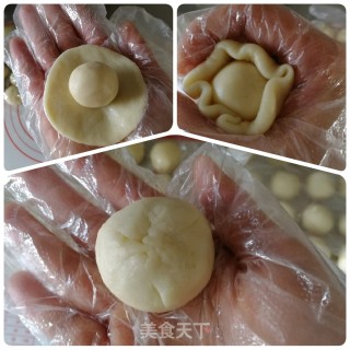 蛋黄酥的做法步骤：8