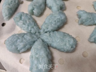 清新蓝樱花饭团的做法步骤：4