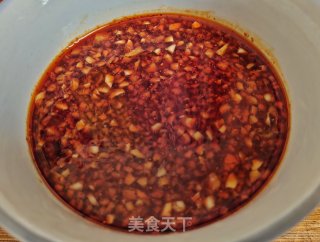 红油猪心拌拉皮的做法步骤：2