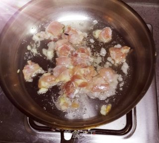 豆皮鸡丁的做法步骤：2