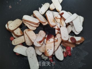 韭菜炒香干的做法步骤：5