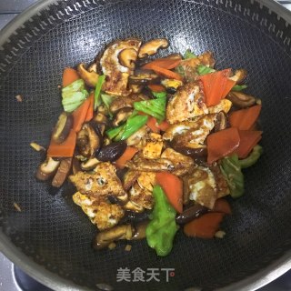 香菇荷包蛋的做法步骤：7