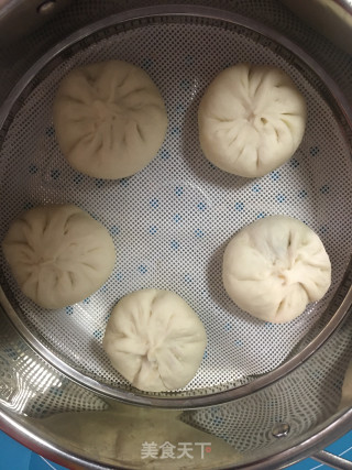 香菇木耳菜肉包的做法步骤：5