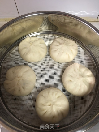 香菇木耳菜肉包的做法步骤：6