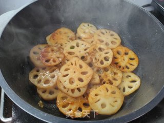 蚝油藕片的做法步骤：6