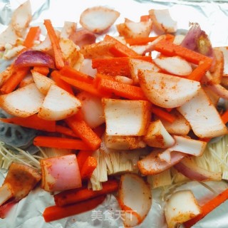 锡纸牛肉的做法步骤：9