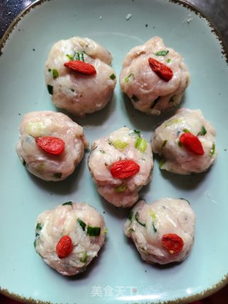 蒸鱼球的做法步骤：3