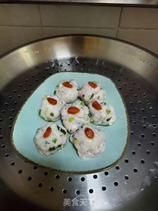 蒸鱼球的做法步骤：5