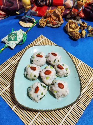 蒸鱼球的做法步骤：6