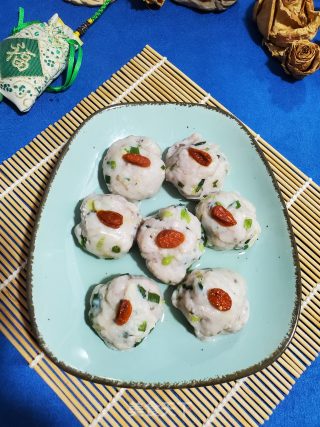 蒸鱼球的做法步骤：7