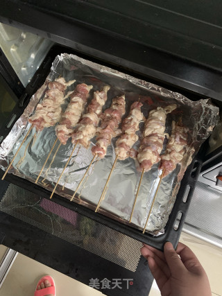 烤羊肉串（烤箱版）的做法步骤：7