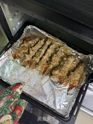 烤羊肉串（烤箱版）的做法步骤：10