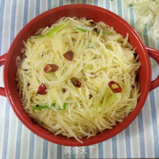家常炒土豆丝的做法步骤：8