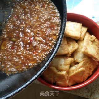 浇汁豆腐的做法步骤：7