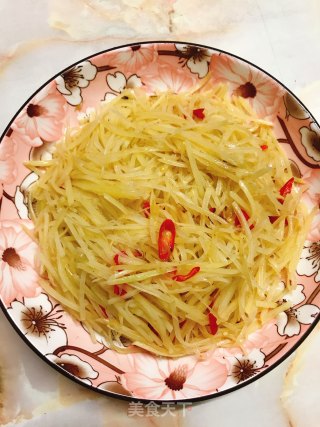 土豆丝的做法步骤：7