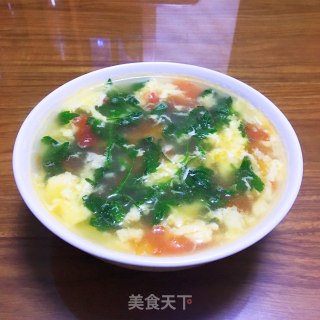 菊花脑蛋汤的做法步骤：8