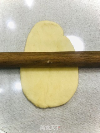 红豆芝士面包的做法步骤：9