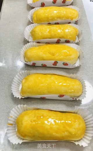 红豆芝士面包的做法步骤：16