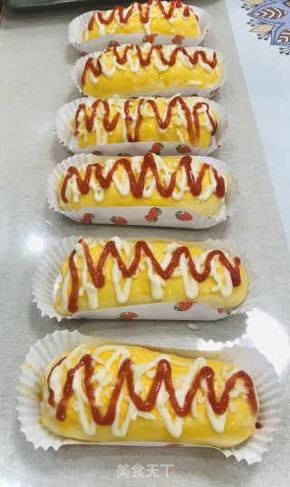 红豆芝士面包的做法步骤：18