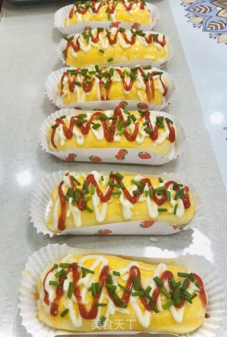 红豆芝士面包的做法步骤：19