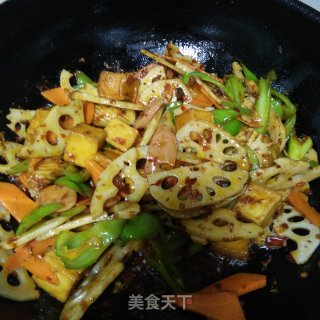 素版麻辣香锅的做法步骤：11