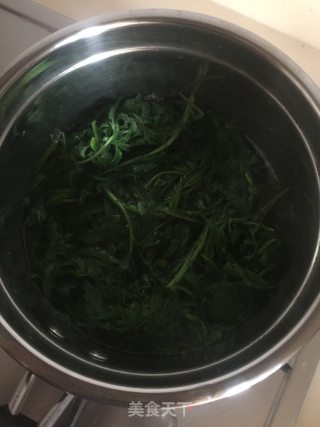 艾叶淮山卷的做法步骤：3