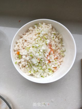 金针菇胡萝卜丸子的做法步骤：4