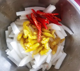 泡椒萝卜的做法步骤：3