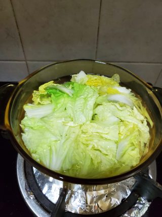 牛筋丸白菜汤的做法步骤：4