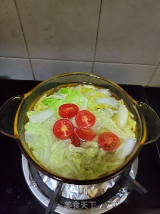 牛筋丸白菜汤的做法步骤：5
